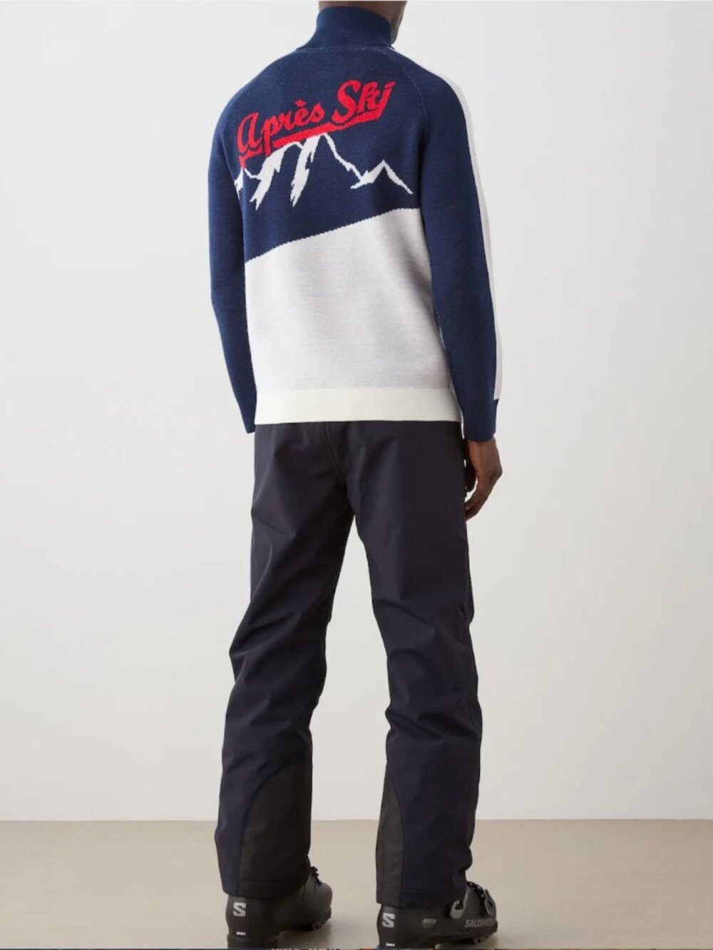 WE NORWEGIANS AFTERSKI SWEATER MEN M SOLD OUT 100% Merino Wool